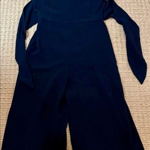 Ann Taylor Loft Navy Jumpsuit. Size O